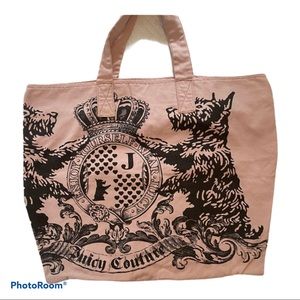 Juicy Couture Canvas Tote Bag
